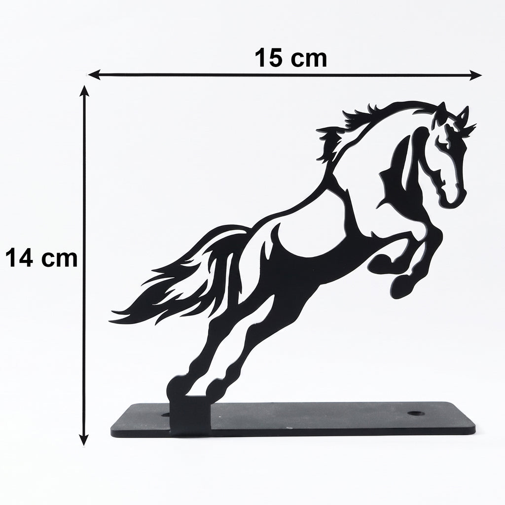 Premium Metal Horse Sculpture Table Dcor (1 Pc)